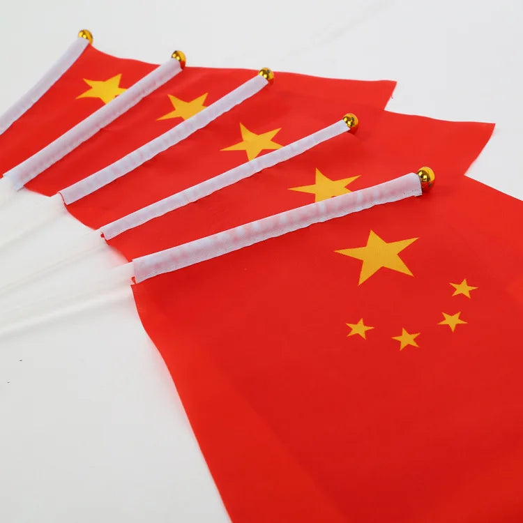 Lot de 10 Drapeaux à Main