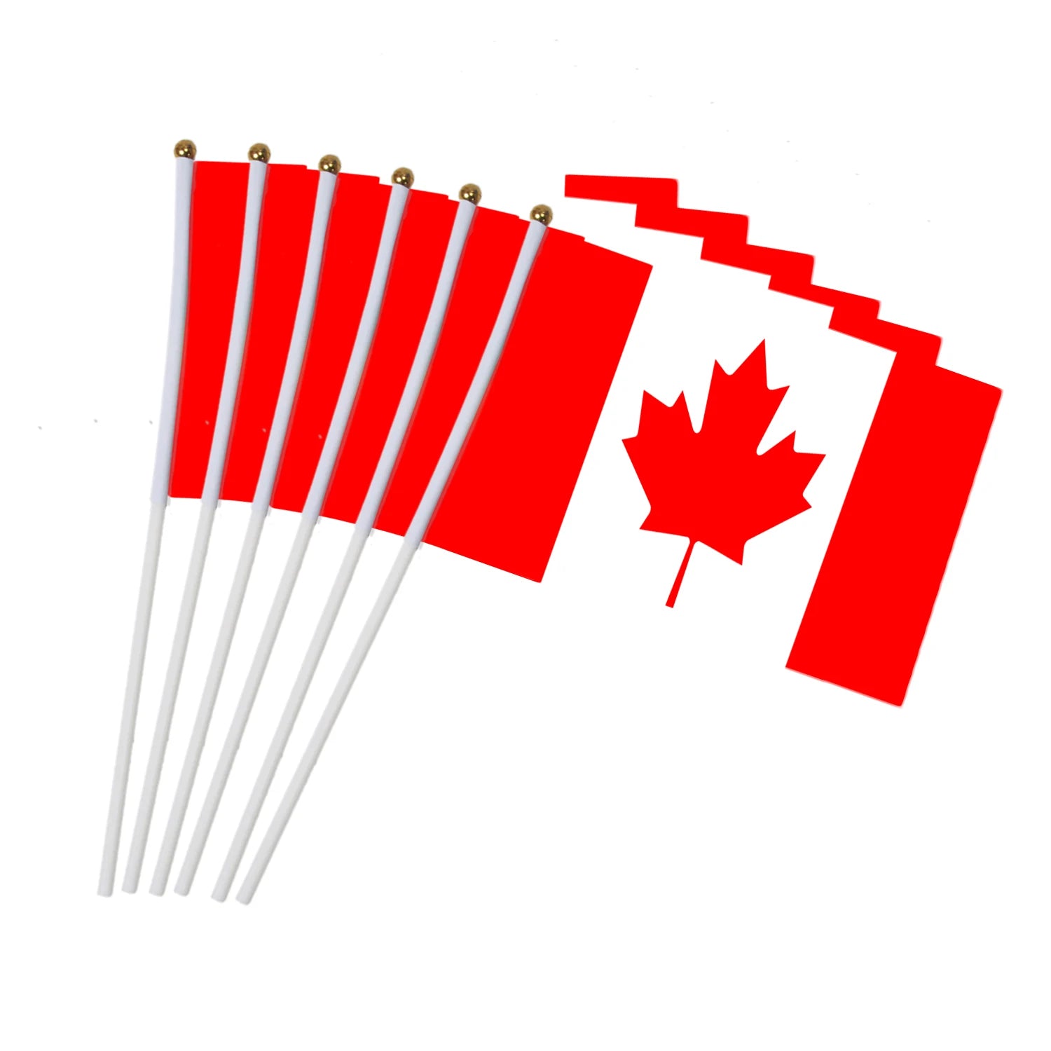 Lot de 10 Drapeaux à Main