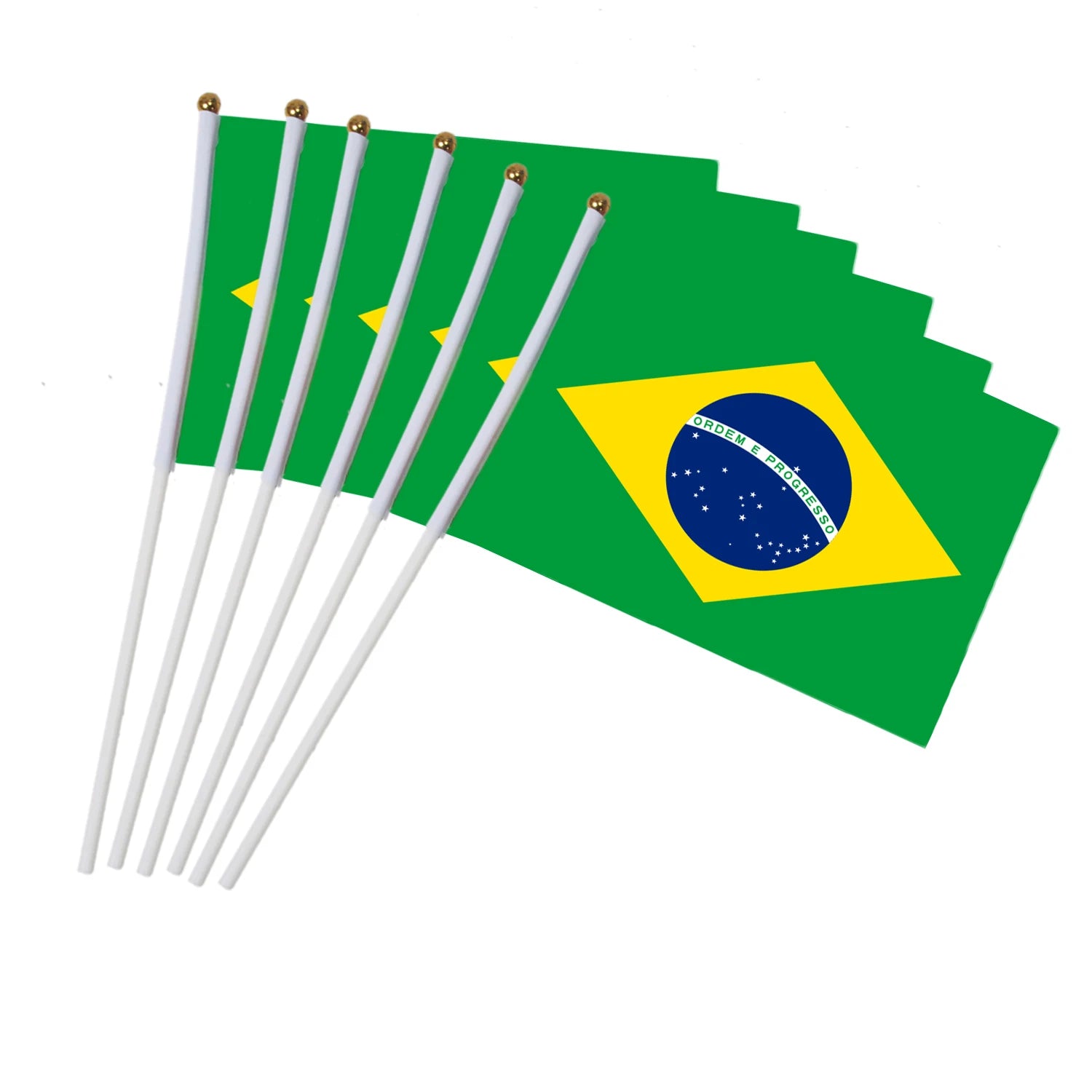 Lot de 10 Drapeaux à Main