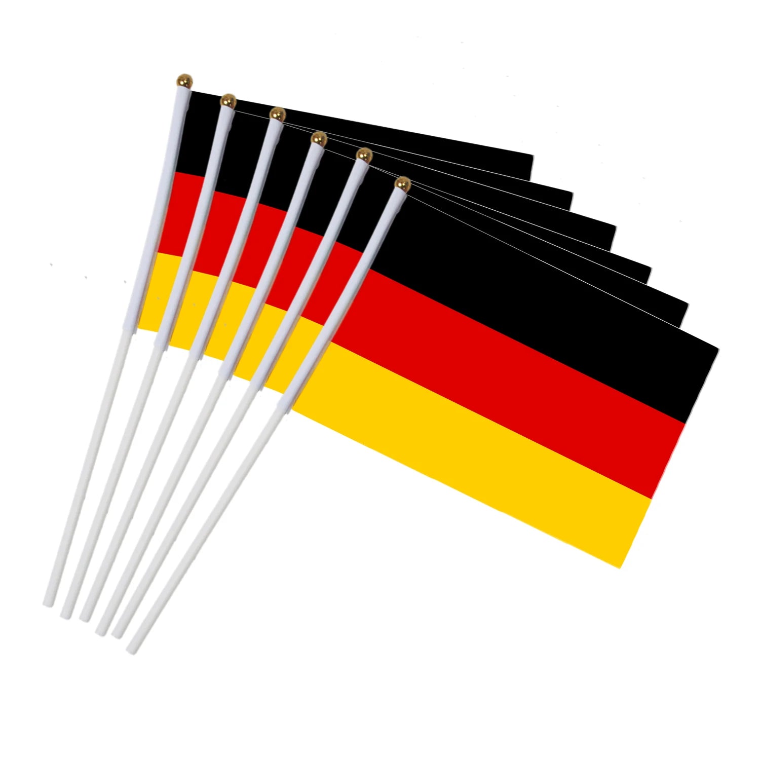 Lot de 10 Drapeaux à Main