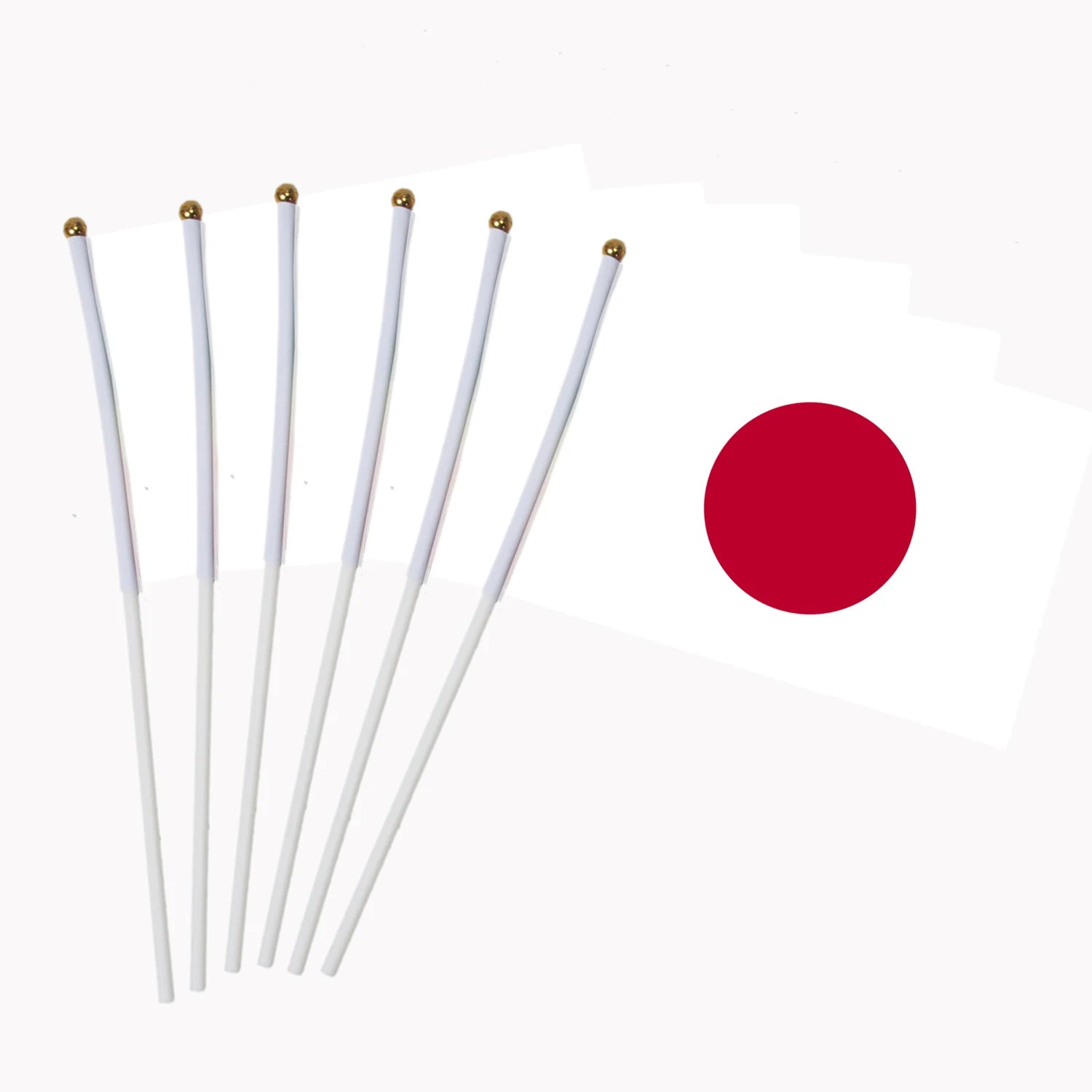 Lot de 10 Drapeaux à Main