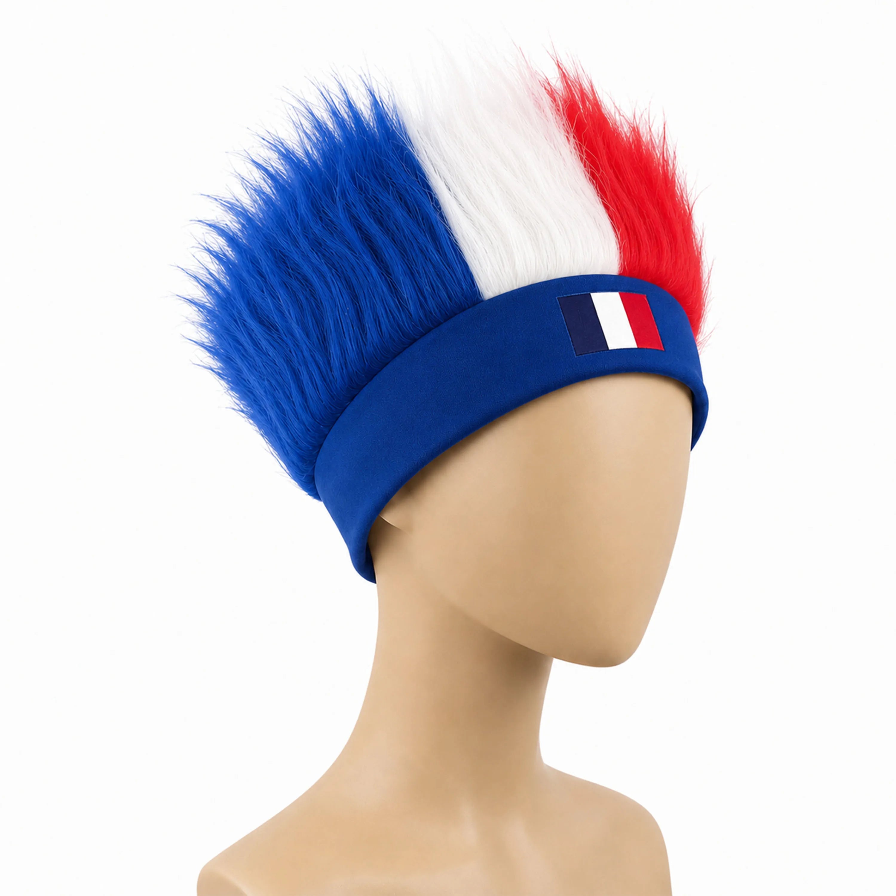 Perruque Supporter Coupe du Monde 🌍⚽