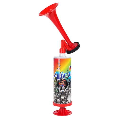 Air Pressure Trumpets Reusable Soccer Air Cheering Horn Mini Handpush Pump Air Horn for Boating Sports Events Birthday Parties