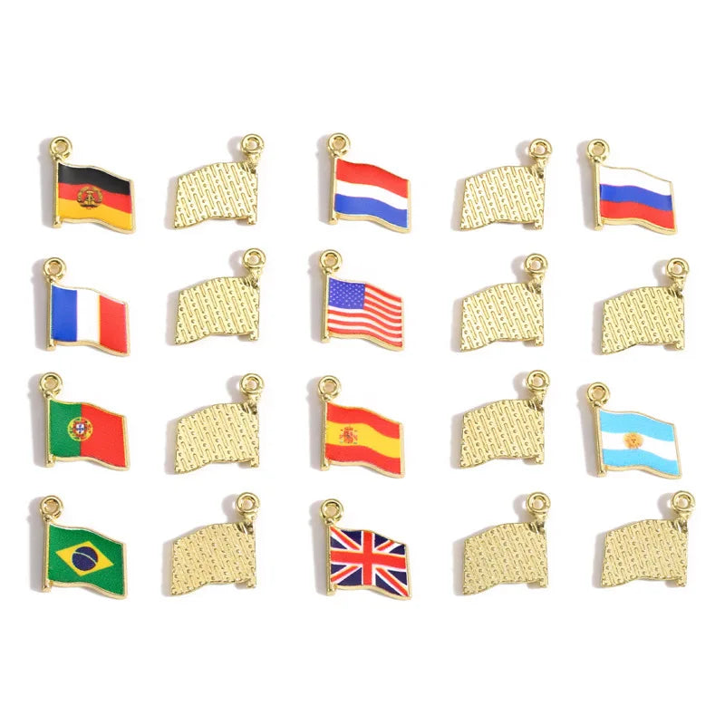 Football Keyring World Flags 🌍⚽