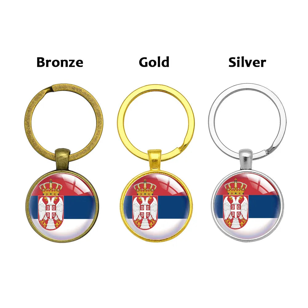 Porte-clés Drapeaux du Monde
