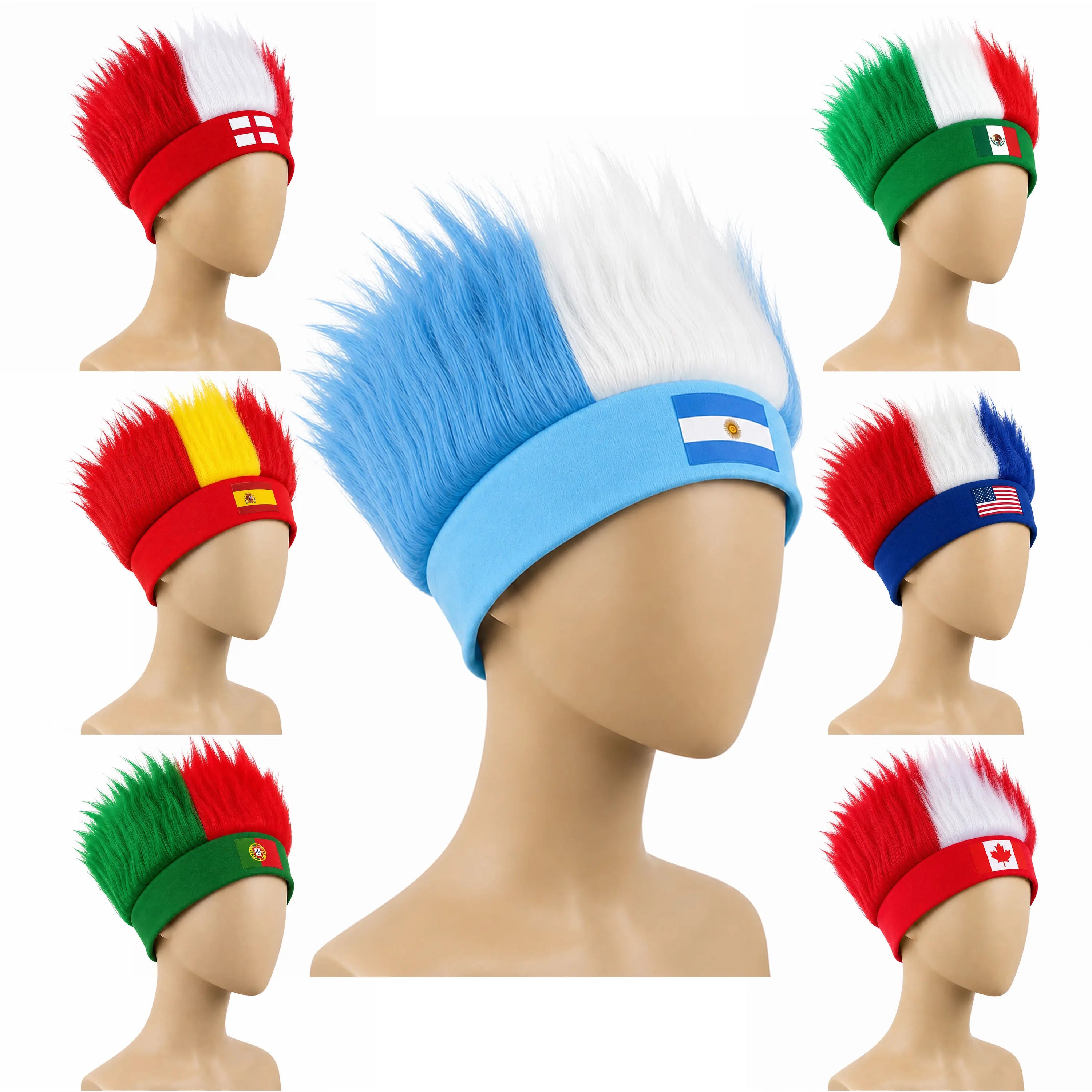 World Cup Fan Wig 🌍⚽