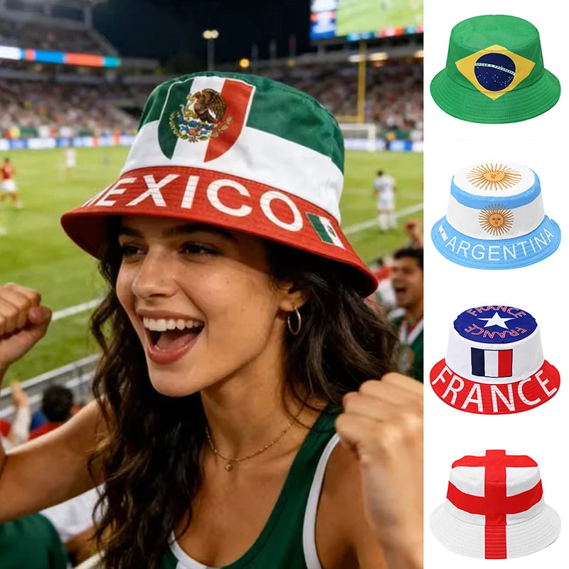 Chapeau Supporter Drapeaux du Monde