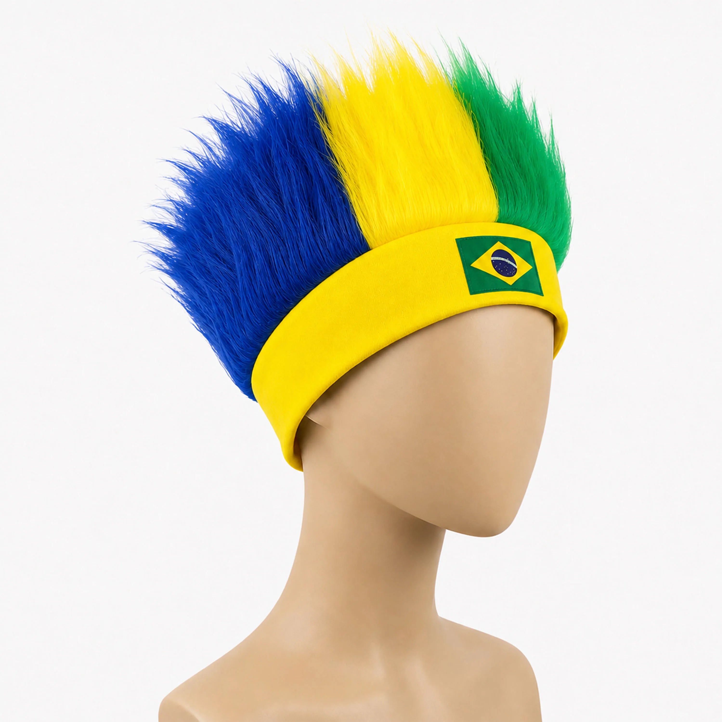 Perruque Supporter Coupe du Monde 🌍⚽