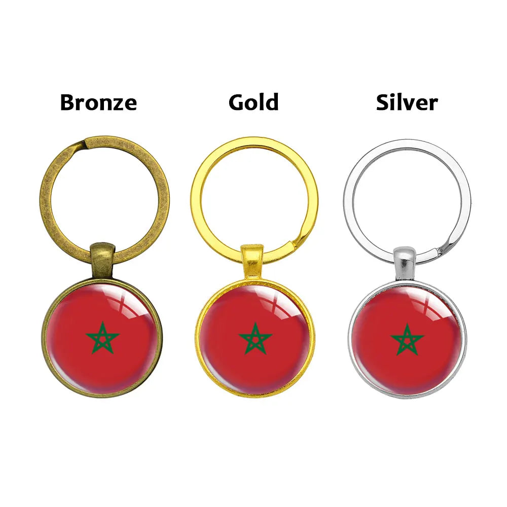 Porte-clés Drapeaux du Monde