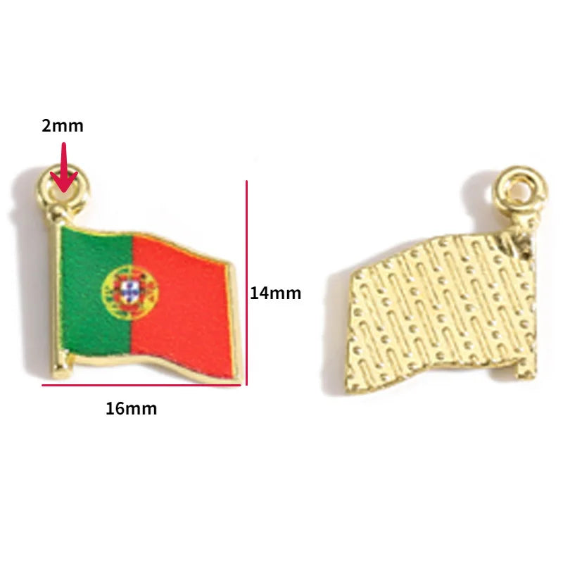 Porte-clés Football Drapeaux du Monde 🌍⚽