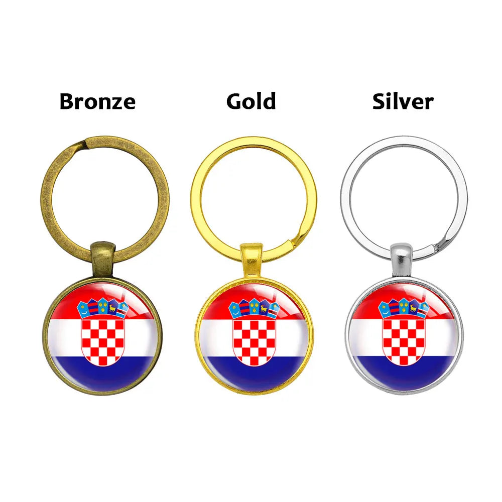 Porte-clés Drapeaux du Monde