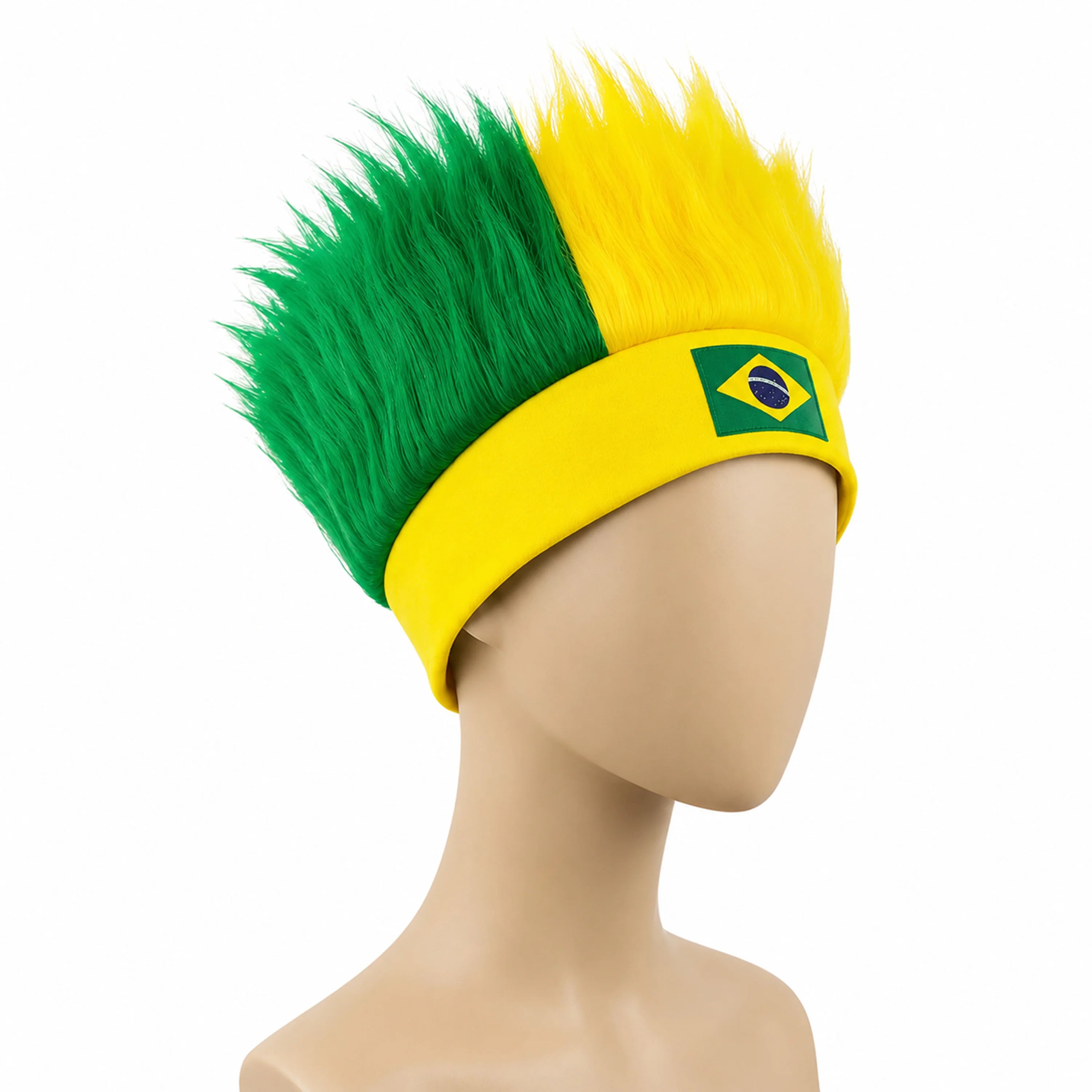 Perruque Supporter Coupe du Monde 🌍⚽