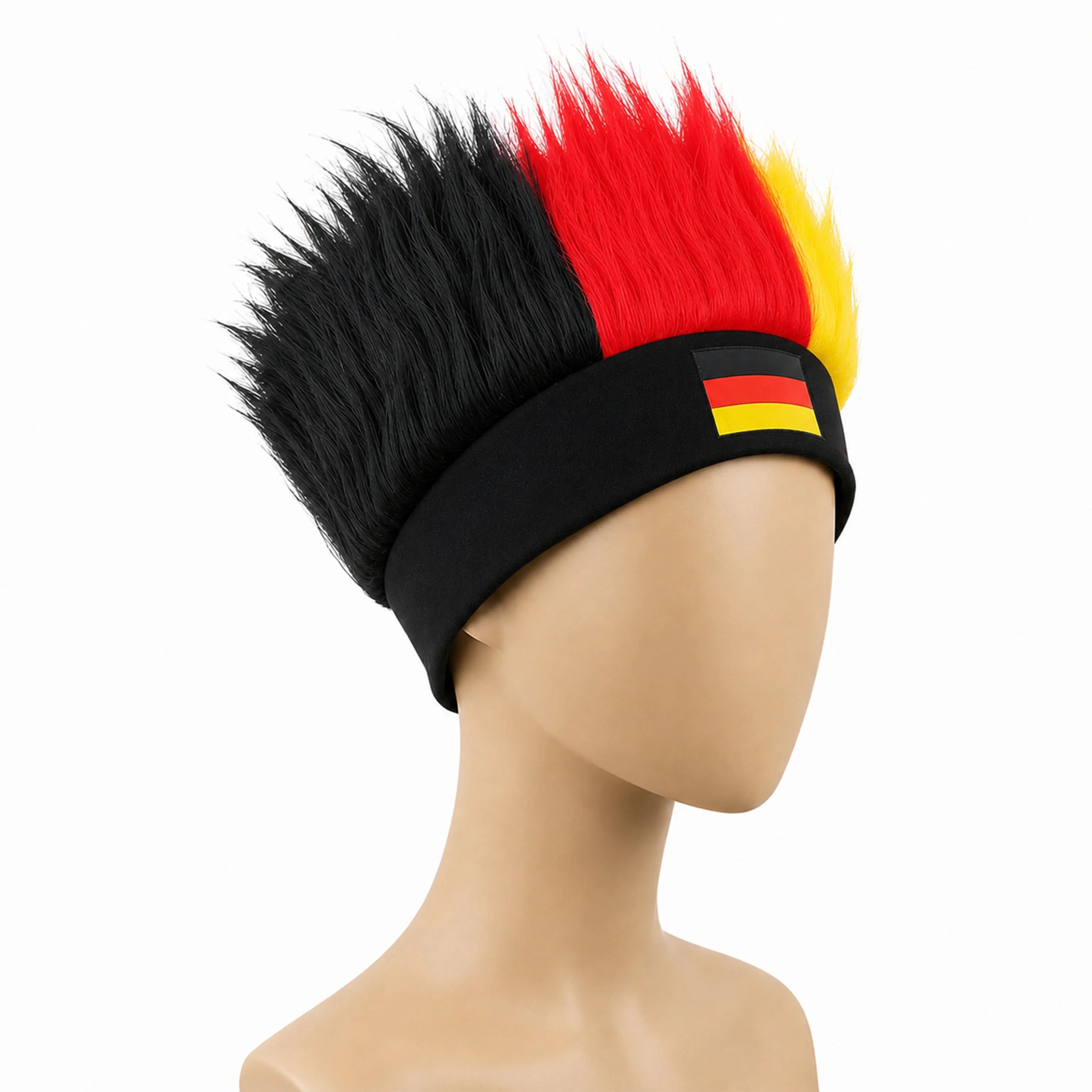 Perruque Supporter Coupe du Monde 🌍⚽